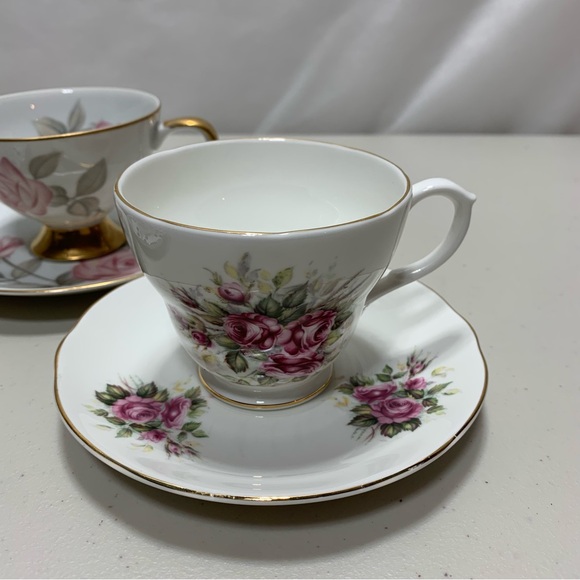 Vintage Bone China Tea Cups-Springfield, Wedgwood,Made in England,2 from Japan - Picture 12 of 12